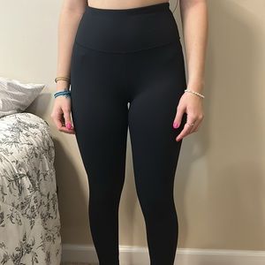High rise, black leggings